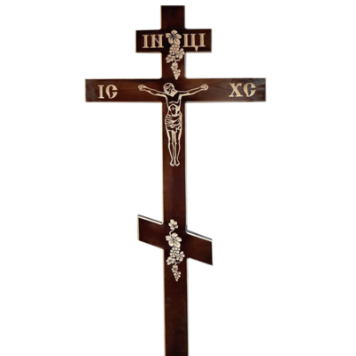 Крест сосновый  Распятие-виноград
